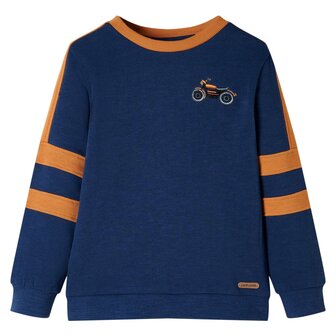 Kindertrui 116 indigo-blauw 1