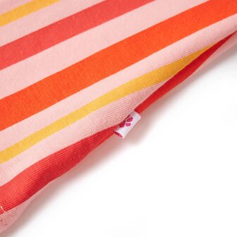 Kinderjurk met trekkoord 92 roze en rood 6