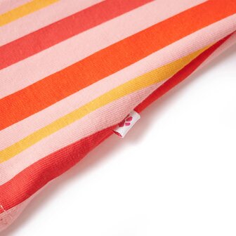 Kinderjurk met trekkoord 104 roze en rood 6