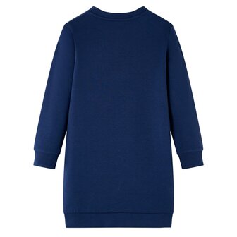 Kinderjurk 92 marineblauw 2