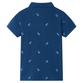 Kinderpoloshirt 104 donkerblauw 2