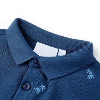 Kinderpoloshirt 140 donkerblauw 3