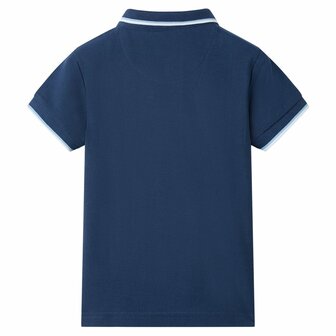 Kinderpoloshirt 104 donkerblauw 2