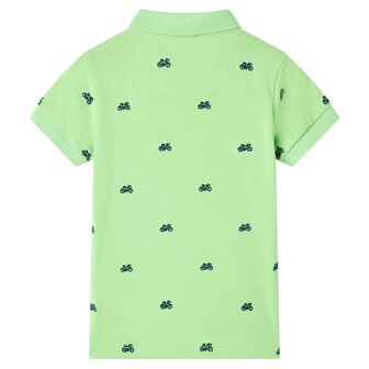 Kinderpoloshirt&nbsp;104 neongroen 2