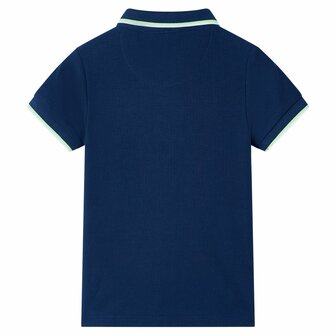 Kinderpoloshirt 104 marineblauw 2