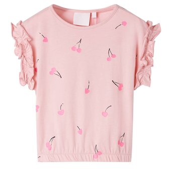 Kindershirt 104 lichtroze 1