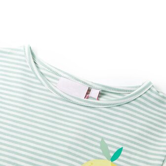 Kindershirt 104 mintkleurig 3