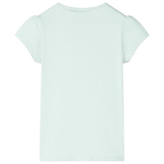 Kindershirt 104 lichtmintkleurig 2