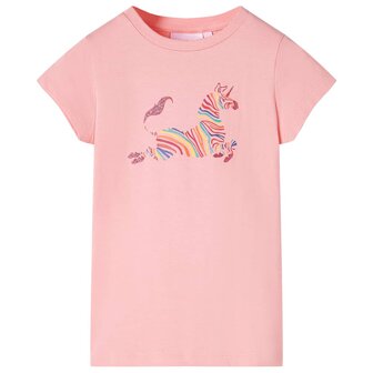 Kindershirt 116 roze 1