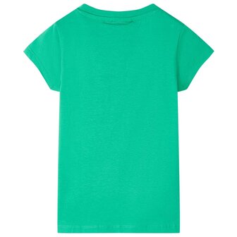 Kindershirt 128 groen 2