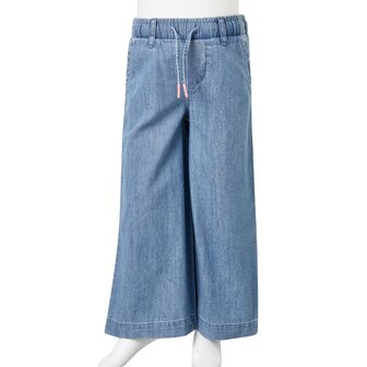 Kinderbroek 92 denimblauw 8