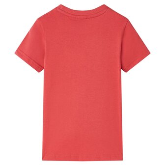 Kindershirt 116 rood 2