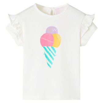 Kindershirt 116 ecru 1