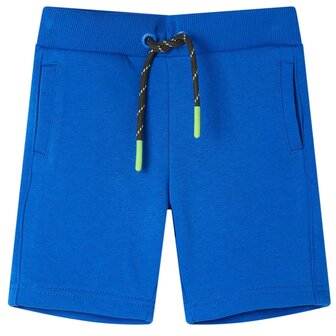 Kindershort met trekkoord 116 blauw 1