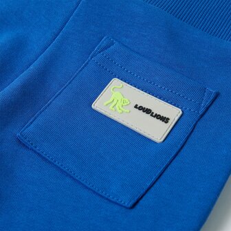 Kindershort met trekkoord 116 blauw 6