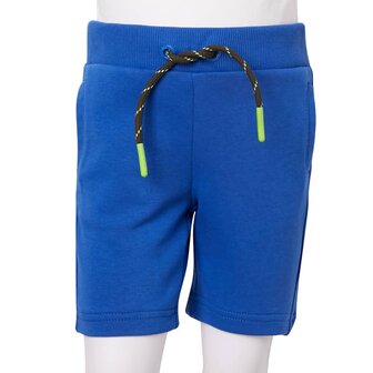 Kindershort met trekkoord 128 blauw 8