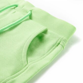 Kindershort 104 fluorescerend groen 4