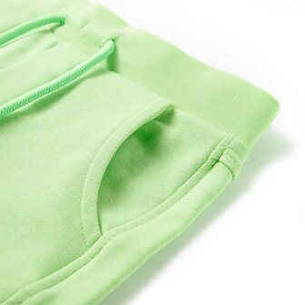 Kindershort 140 fluorescerend groen 4