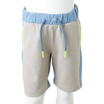 Kindershort met trekkoord 104 blauw 8