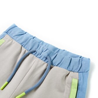 Kindershort met trekkoord 116 blauw 3