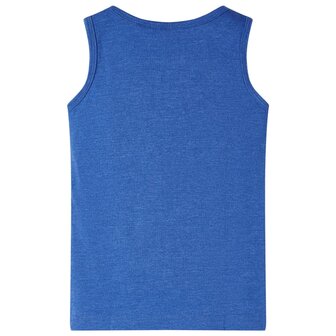 Kindertopje 104 gem&ecirc;leerd blauw 2