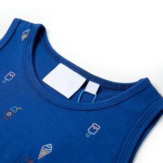 Kindertopje 104 donkerblauw 3