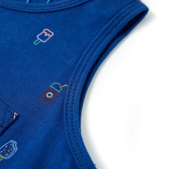 Kindertopje 104 donkerblauw 5