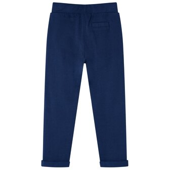 Kinderbroek met trekkoord 128 marineblauw 2