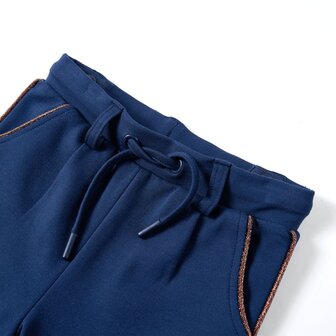 Kinderbroek met trekkoord 104 marineblauw 3