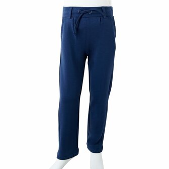 Kinderbroek met trekkoord 116 marineblauw 8