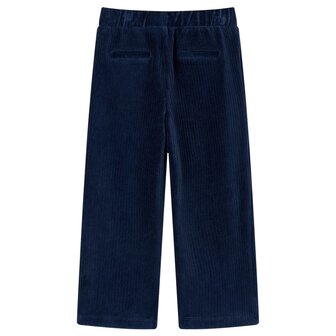 Kinderbroek 92 ribfluweel marineblauw 2