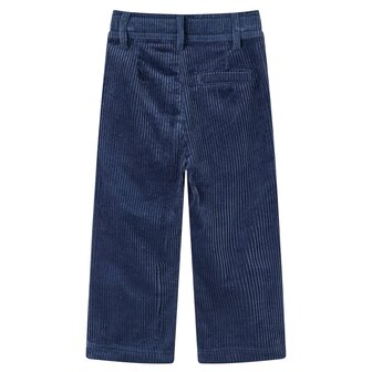 Kinderbroek 128 ribfluweel marineblauw 2