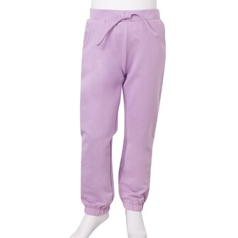 Kinderjoggingbroek 128 lila 9