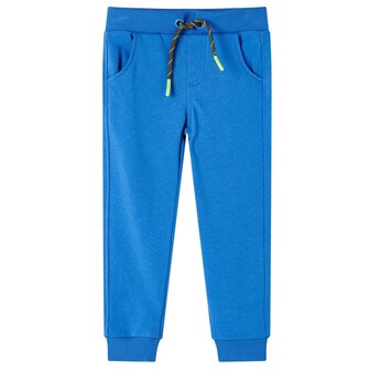 Kinderjoggingbroek 128 blauw 1