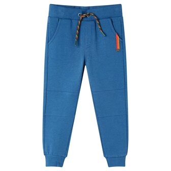 Kinderjoggingbroek 116 blauw 1