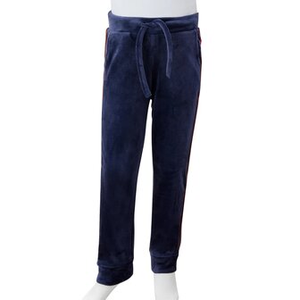 Kinderjoggingbroek 92 marineblauw 8