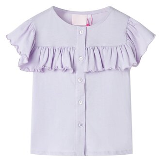 Kindershirt 104 lila 1