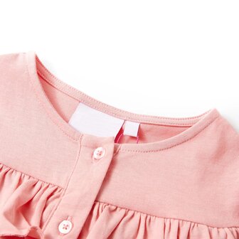 Kindershirt 128 middelroze 3