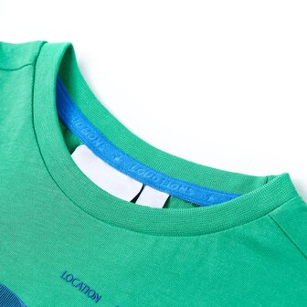 Kindershirt 116 groen 3