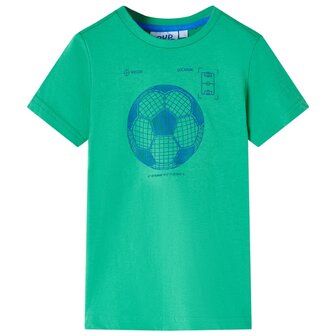 Kindershirt 140 groen 1