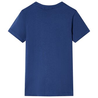 Kindershirt 116 donkerblauw 2