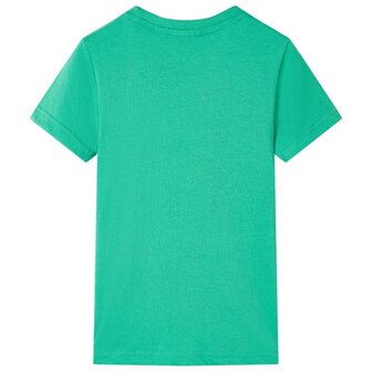 Kindershirt 128 groen 2