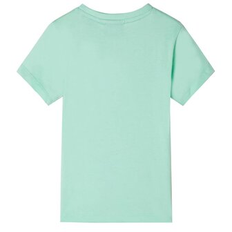 Kindershirt met korte mouwen 104 lichtgroen 2