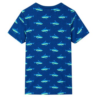 Kindershirt 116 donkerblauw 2