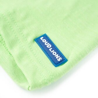 Kindershirt 116 neongroen 5