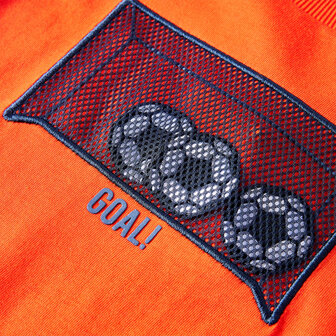 Kindershirt met lange mouwen 140 feloranje 4