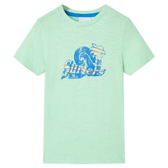 Kindershirt 140 lichtgroen 1