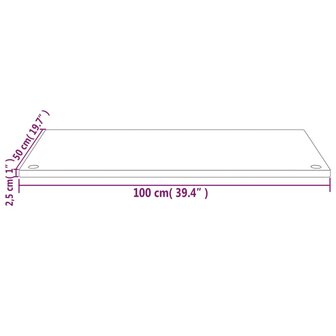 Bureaublad 100x50x2,5 cm massief grenenhout wit 7