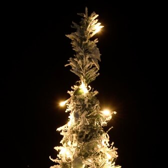 Kunstkerstboom pop-up met sneeuw 200 LED&amp;apos;s 210 cm 3