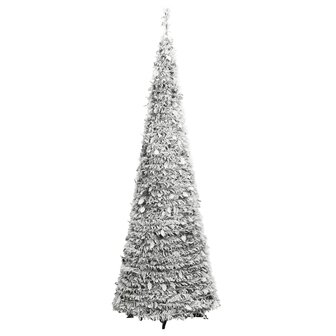 Kunstkerstboom pop-up met sneeuw 200 LED&amp;apos;s 210 cm 6